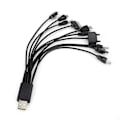 Pikkukuva 5 / 5: 1kpl 10-in-1 Monitoiminen USB-laturikaapeli Ipod Motorola Nokia Samsung Lg Sony Ericsson Kulutuselektroniikka Datakaapelit