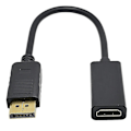 Pikkukuva 2 / 5: DisplayPort DP - HDMI-naarasadapteri, kaapelimuunnin PC-tietokoneen näytölle