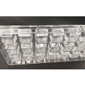 Miniatyrbilde 5 av 5: Godteriproduksjonsform, diamantklar polykarbonat sjokoladeform gelégodteriproduksjonsform 21-delt brett (firkant godteriform)