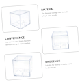 Miniatyrbillede 3 af 5: Boks Transparent Display Box Softball Supply Trophy Case Display Cases Cube Football Accessories  Protector Desktop Decor Baseball