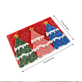 Miniatyrbilde 2 av 5: Søt julebadematte, supermyk julebadematte, absorberende baderomsteppe, sklisikker julebadekor, 20 x 30 tommer