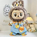 Miniatyrbild 1 av 4: /NC/58cm Zimomo Docka Vinyl Labubu Plysch Kläder Söt Klänning Outfit Kläder Endast Labubu 58cm kläder utan d 58cm clothes without doll M lemon set