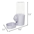 Miniatyrbild 3 av 5: Kanin Vattenflaska 17 OZ Bunny Hängande Vattenfontän Automatisk Marsvin Vatten Dispenser Ingen Läckage Drickande Matare
