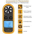 Miniatyrbilde 4 av 5: Mini digitalt anemometer, egnet for måling av vindhastighet