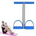 Miniatyrbillede 1 af 4: Bran Elastisk Sit Up Træktov Fjederspænding Fodpedal Mave Ben Træningsredskab Mave Trimmer Udstyr Bodybuilding Hjem Gym Arm Talje Sport Fitness St