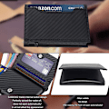 Miniatyrbillede 5 af 6: INF Wallet kortlomme med RFID-beskyttelse Ægte læder Svart Sort