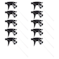 Miniatyrbilde 3 av 3: 10 stk toalett bidet spray glitter spray promp spray trigger spray flaske topper plast trigger spray - YNP
