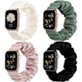 Miniatyrbilde 1 av 5: Kompatibel Apple Watch-reim Scrunchie 38 mm 40 mm 41 mm 4-pakke 8 38 mm/40 mm/41 mm-S
