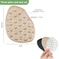 Miniatyrbillede 2 af 5: Metatarsal Pads, Forfod Indlæg til Kvinder, Skridsikre Høj Hæl Pude, Bløde Fod Pads Usynlige Bold Pads  (3 Par )
