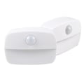 Miniatyrbilde 1 av 5: Bazhou 2 stk. LED infrarød sensor nattlys varmt lys induksjonslys nattlys automatisk LED menneskekropps induksjon smart garderobe skuff korridor