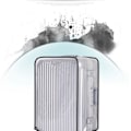Miniatyrbild 5 av 5: Bagageskydd / skyddsfodral för resväska Transparent 24 tum