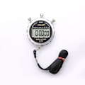 Miniatyrbild 4 av 5: Digital Stoppur, Vattentät 1/100 Sekunds Noggrannhet Timer, LCD-display i fickformat Väckarklocka för Fotbollsträning Sporttränare