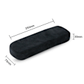 Miniatyrbilde 5 av 5: 1 par stolarmrest puter albue pute trykkavlastning, svart
