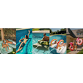 Miniatyrbild 8 av 9: YATOUT Joy Gigantisk Uppblåsbar Flytande Fåtölj för Pool, Solbädd, Uppblåsbar Solmadrass, Kan Användas Utomhus, i Trädgården, På Bakgården