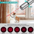Miniatyrbillede 4 af 5: Mini Laser Lygte Sjov Kat Pind Infrarød Multi-mønster Kæledyrs Kat Legetøj