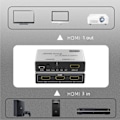 Miniatyrbillede 5 af 5: 3 i 1 ud HDMI Switch 4K 30Hz