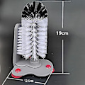 Miniatyrbillede 2 af 5: Dobbelt Hoved Rengøring Vask Kop Børste Rotation