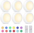 LED-spotlights - Set med 6 lampor och 2 fjärrkontroller