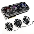 Miniatyrbillede 4 af 4: Til Asus Rtx3090 3080 3070 Rog Strix Raptor Gpu Kølerventilator T129215su Dc 12v