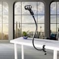 Miniatyrbild 5 av 5: Mikrofonstativ Flexibel Svanhals Skrivbordsklämma Hållare Mikrofonarm Inspelningsutrustning För Möte