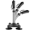 Miniatyrbillede 1 af 5: Forankret Power Twister Wrestling Modstandsfjeder Bar Træningsredskab til Biceps, Underarme, Skuldre, Bryst Sug til Glatte Overflader - 45-50LB