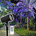 Miniatyrbild 2 av 5: Firefly Garden Lights Star Projector Laser Christmas Lights-Laser Light Projector, Firefly Lights Show med fjärrkontroll, Vattentät