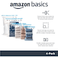 Pikkukuva 2 / 5: Basics-imupussit vetoketjulla ja käsipumpulla, 4 kpl, X-jumbo, läpinäkyvä 4 kpl (x-jumbo) koko