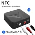 Miniatyrbillede 2 af 3: To-i-en NFC Bluetooth-modtager, samtale-Bluetooth-sender, 3.5AUX bil-Bluetooth-modtager, RCA-højttaler