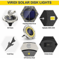 Miniatyrbild 2 av 4: Solcellsbelysning för utomhus, 4-pack 16 LED Solcellslampor Utomhusbelysning IP65 Vattentät Sladdlös Rostfritt Stål Spotlight Armaturer