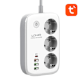 Miniatyrbillede 4 af 5: Smart Wi-Fi stikdåse LDNIO SEW3452, Tuya (hvid)