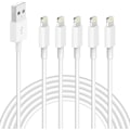 Pikkukuva 7 / 7: 5X Lightning USB -kaapeli Applelle iPhoneen ja iPadiin, 1 m