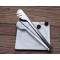 Miniatyrbild 5 av 5: Serveringstänger Kökstänger, Rostfritt Stål Mat Tong Serveringstång, Matstänger för sallader, kött och grönsaker, 9 tum（2 Pack)