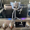 Pikkukuva 4 / 5: Kaiverrettu männän kallokasvoveistos, käsintehty kaiverrettu männän kallokasvoveistos metalliarttifiguuri, kaiverrettu luurankokasvo
