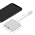 Pikkukuva 4 / 5: 3-in-1 USB-C -keskitin HDMI:llä, USB 3.0:lla ja PD-latauksella