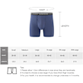 Miniatyrbillede 7 af 7: Bløde og åndbare boxershorts til mænd (4 eller 7-pak) sort Blå Grå Blå2 black Blue Gray Blue2 M