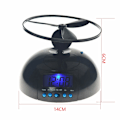 Miniatyrbild 2 av 5: Flygande väckarklocka Digital LED väckarklocka Gadget Sovrum Propellerklocka Hög (Svart - 1st 5,51x2,36 tum)