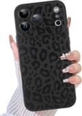 [RM] Compatible with iPhone 17 Pro Max Case 2025 Cute Pattern Leopard Print Cheetah Camera Protection, Cheetah Pattern Shockproof Silicone for Girls