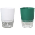 [RM] Automatic Watering Flower Pot Water Storage Basin Home Plant Tool Green