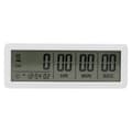 [RM]Large Digital Countdown Days Timer Clock - 999 Days Countdown Clock Timer for Exam Lab Kitchen (White) white