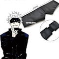 Pikkukuva 1 / 5: 2023-gojo Satoru Cosplay Peruukit Anime Jujutsu Kaisen Gojo Lyhyet Lämmönkestävät Synteettiset Hiukset Peruukkihatulla Juhla Peruukki Ilman Silmälappua (FMY) eyepatch