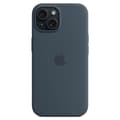 [RM]MagSafe-compatible Silicone Case for iPhone 15 - Red Dark Blue[ZHE] iPhone 15 iPhone 15 Dark blue