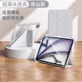[RM]Case for iPad Pro 18/20/21/22 12.9\" Galaxy Grey 3 Fold/High Transparency Pen Holder