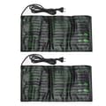 [RM]2pcs Waterproof Seedling Heat Mat Plant Seed Germination Growth Constant Temperature Pad EU Plug 220‑240V-FA- 0.9