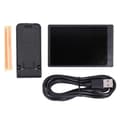 [RM]Computer Monitoring Secondary Screen Set 3.5 Inch Display with Bracket Data Cable Double Sided Tape
