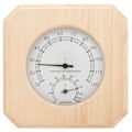 Miniatyrbild 3 av 10: vidaXL 2-i-1 Bastutermometer & Hygrometer Timglass Set Massiv Furu 550