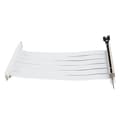 [RM]PCIe 3.0 X16 Riser Cable 180 Degree Flexible GPU Extension Cable High Speed Dual Reverse Connector 40cm White