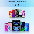 Pikkukuva 2 / 6: Kosketusnäyttökynä, universaali kosketuskynä yhteensopiva iPadin/iPhonen/Samsungin/Lenovon/Xiaomin ja muiden iOS/Android-älypuhelimien ja -tablettien kanssa