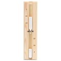 Miniatyrbild 7 av 10: vidaXL 2-i-1 Bastutermometer & Hygrometer Timglass Set Massiv Furu 550