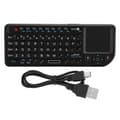 [RM]Mini Wireless USB Keyboard Portable Ultrathin Backlit 100RF 2.4G Multifunction Black