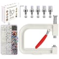 [RM]Pearl Machine - Pearl Mounting Machine - Pearl Mounting Tool - 15 cm - DIY - Hand Tool - Hand Press Tool - For Attaching Pearl Buttons - White